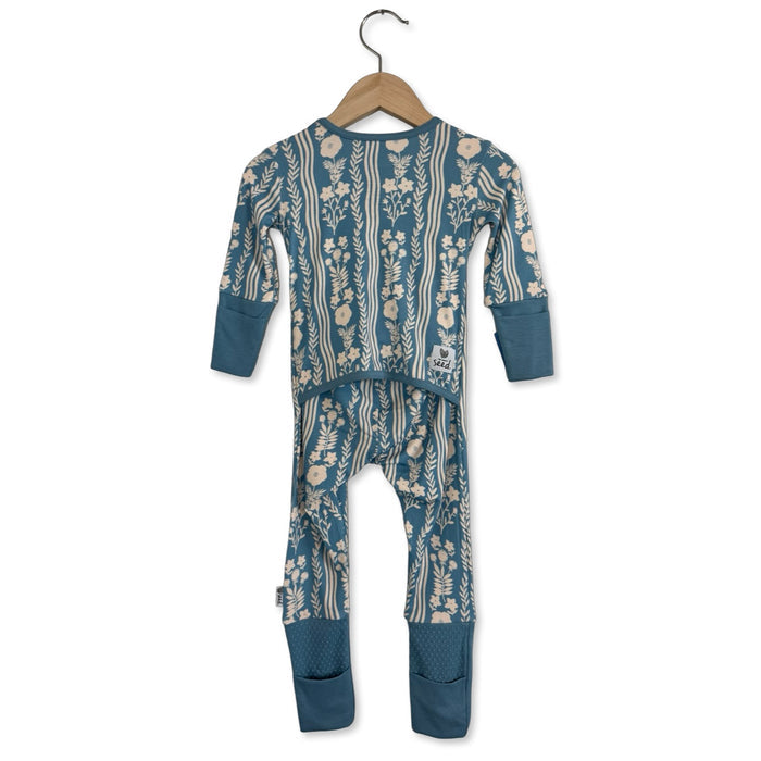 Whimsy Blue Kid's  Day to Night Romper