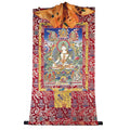 White Tara - Tibetan thangka painting, detailed view