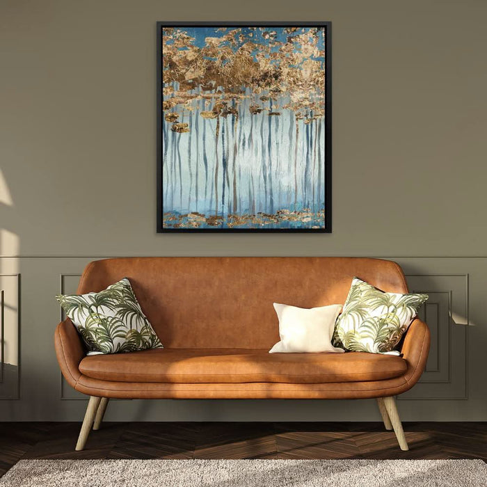 Wiggling Trees - Earth Tones Nature Canvas Print