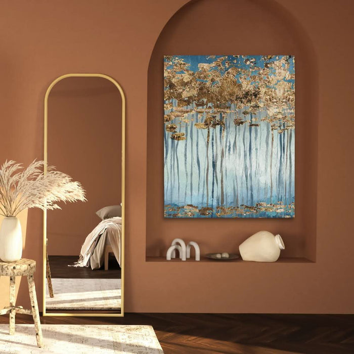 Wiggling Trees - Minimalist Neutral Canvas Wall Art