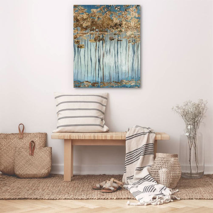 Wiggling Trees - Earth Tones Wall Art for Living Room
