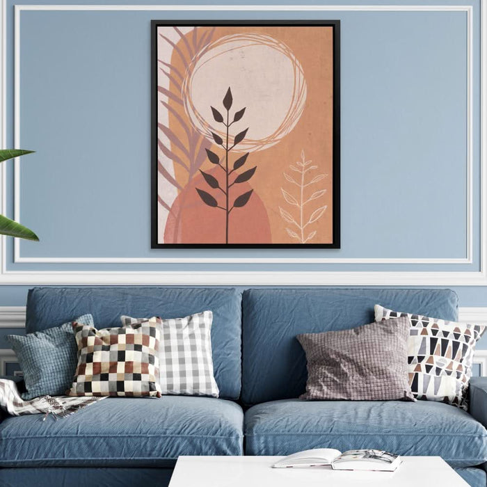 Wild Flowers - Floral Wall Art in Black Frame