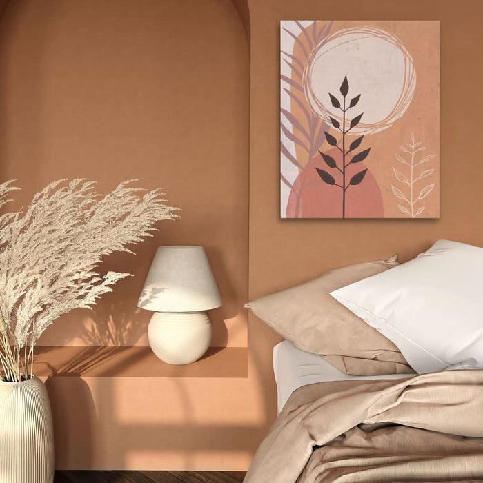 Wild Flowers - Beige Wall Art