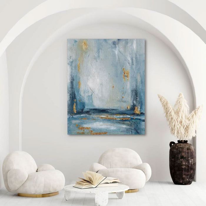 Windy Grey - Large Modern Canvas Print