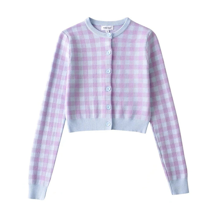 Purple plaid / S