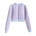 Purple plaid / S
