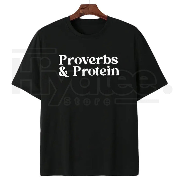 Workout Graphic T-Shirt by MAPTEES – Motivational Proverbs & Protein Gym Wear