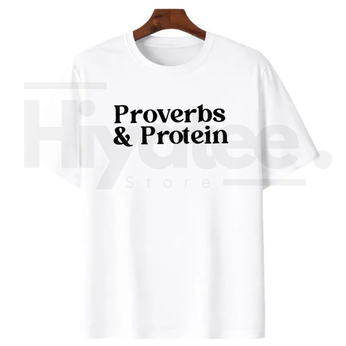 Workout Graphic T-Shirt by MAPTEES – Motivational Proverbs & Protein Gym Wear