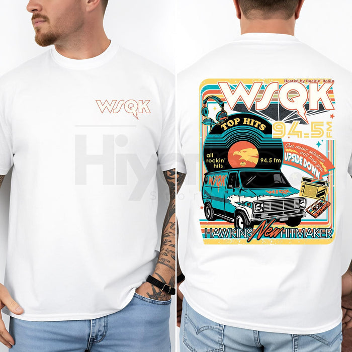 WSQK Hawkins Hellfire Club Tee – Funny Valentine Gift for Couples & Fans