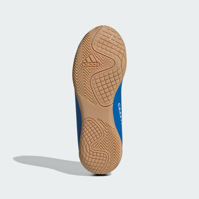 adidas X CRAZYFAST.4 Indoor Soccer Shoes | Bright Royal-Cloud White | Kid's Unisex