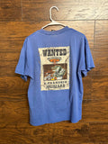 Y2K Faded Blue Harley Davidson Wanted Renegade Poster Gator