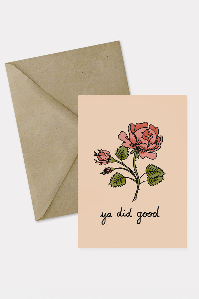 Ya Did Good card