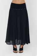 YUAN SKIRT IN BLACK