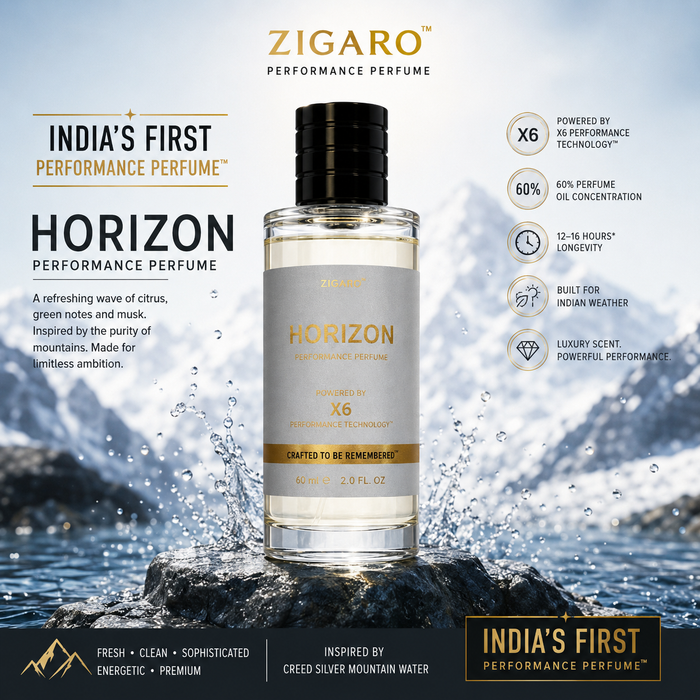 Zigaro™ HORIZON Performance Perfume || Inspired From Creed Silver Mountain