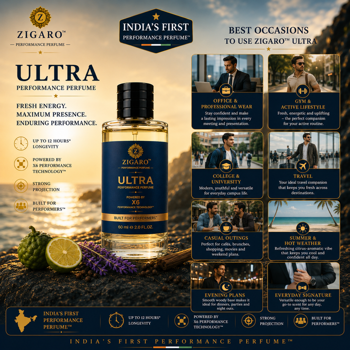 Zigaro™ ULTRA Performance Perfume || Inspired From JPG Ultra Male